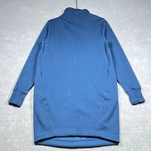 Athleta Cozy Karma Mock Neck Dark Sardinia Blue Dress Women’s Size: Small